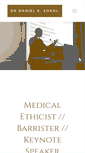 Mobile Screenshot of medicalethicist.net